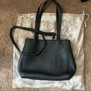 Dagne Dover Allyn Leather Tote small
